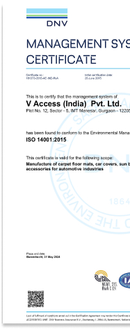 ISO 14001:2015 Certificate